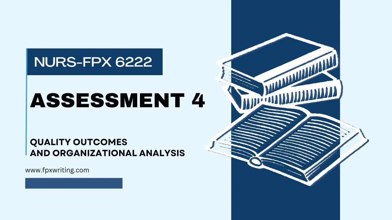 NURS FPX 6222 Assessment 4 Quality Outcomes and Organizational Analysis